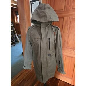 Hurley Covert SPEC MIL 92627 Olive Green Lined Waxed Field Military - Size S